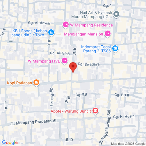 Mapa de  (Jakarta Selatan, Jakarta)